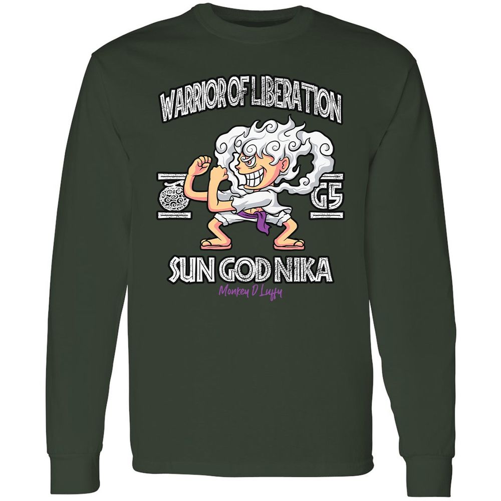 Long Sleeve T-Shirt - LJCB5WK6 - Forest Green - 8