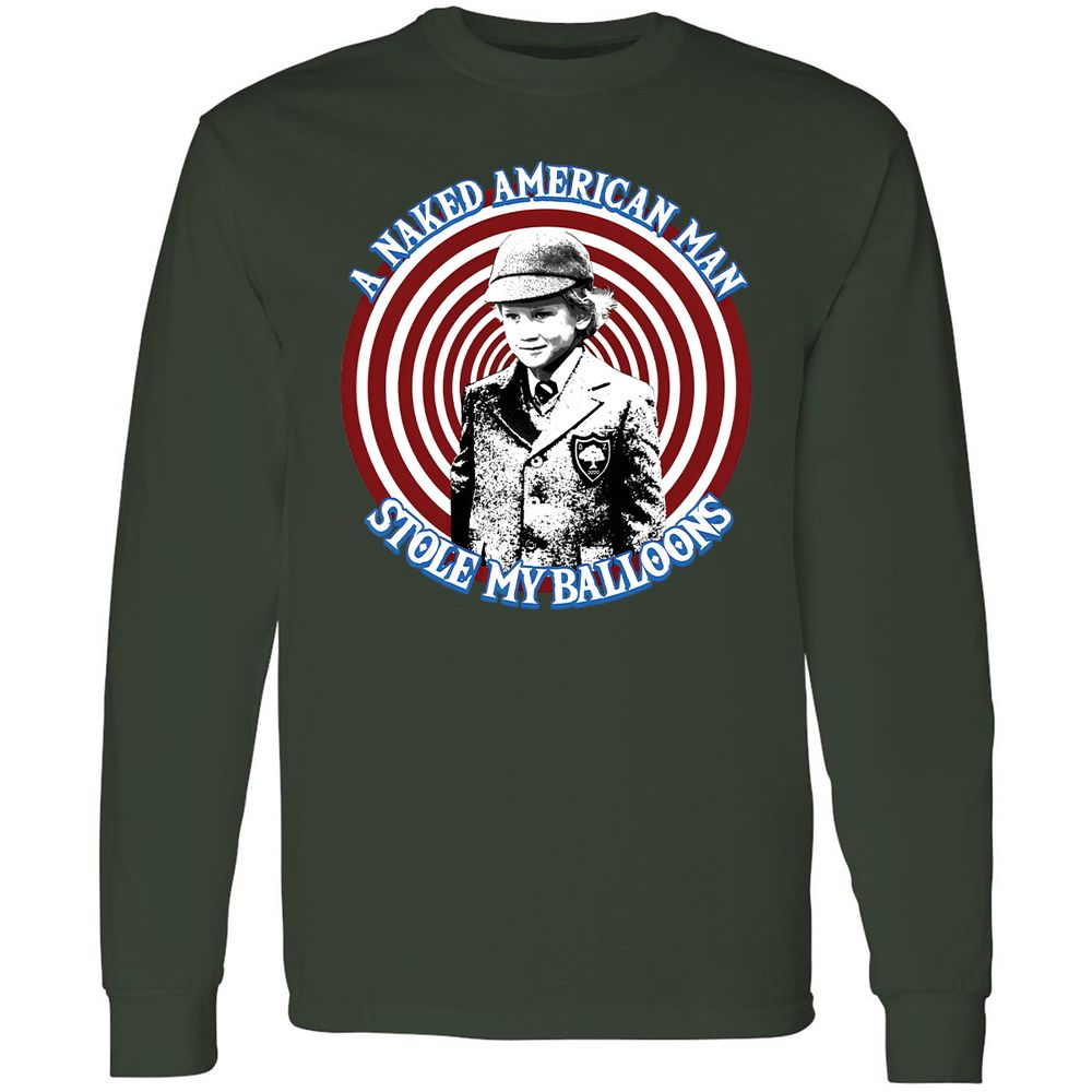 Long Sleeve T-Shirt - UBC7D3QC - Forest Green - 8