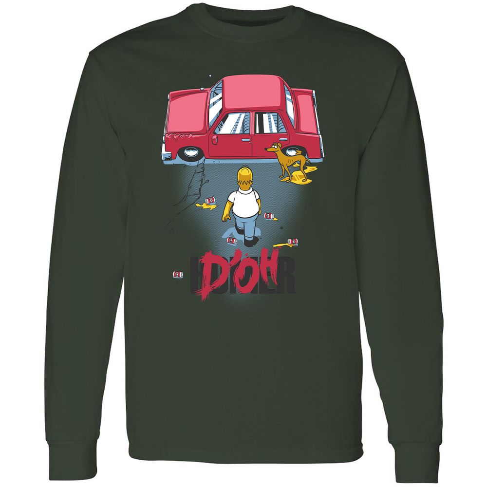 Long Sleeve T-Shirt - SJ9Z497B - Forest Green - 8