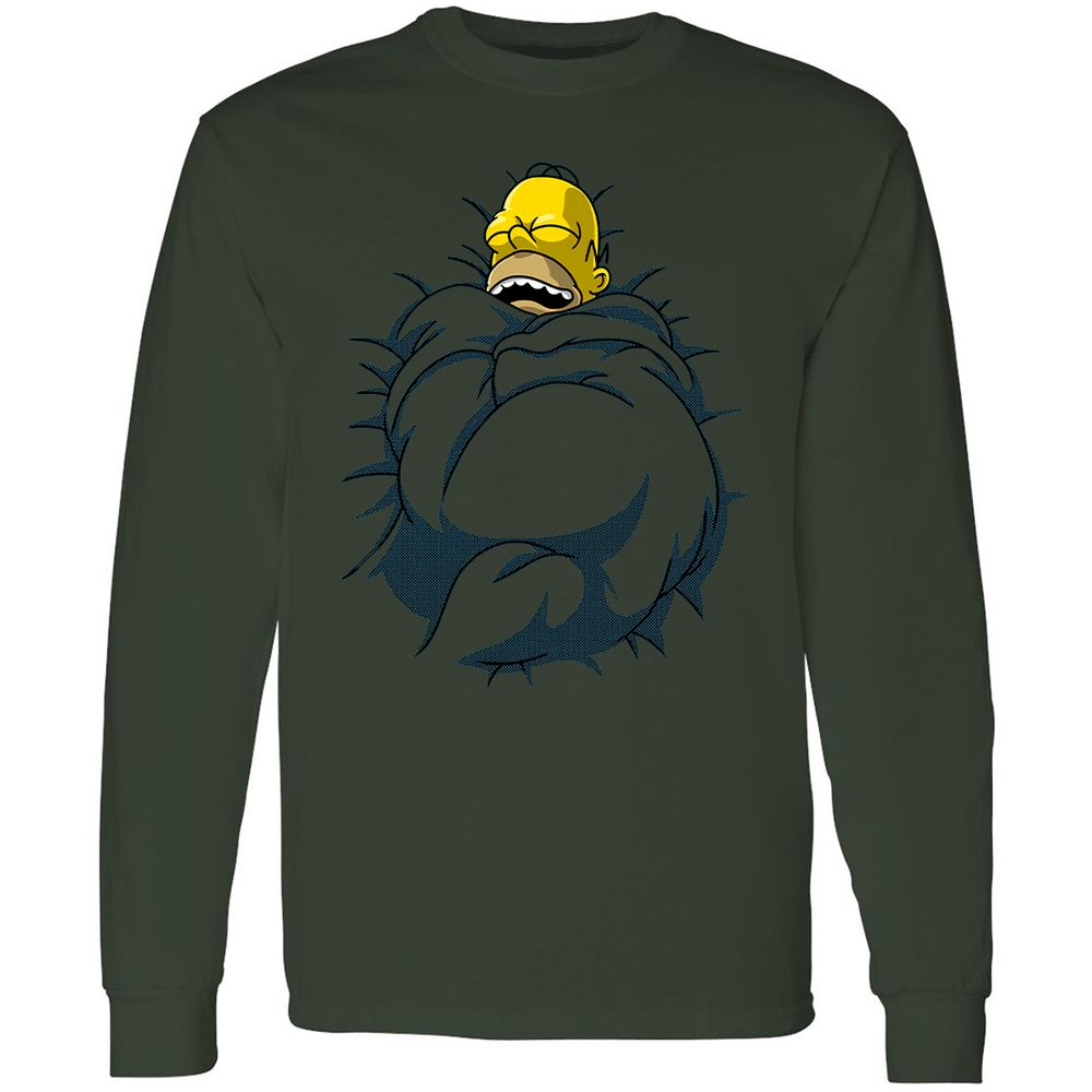 Long Sleeve T-Shirt - LMF734TT - Forest Green - 8