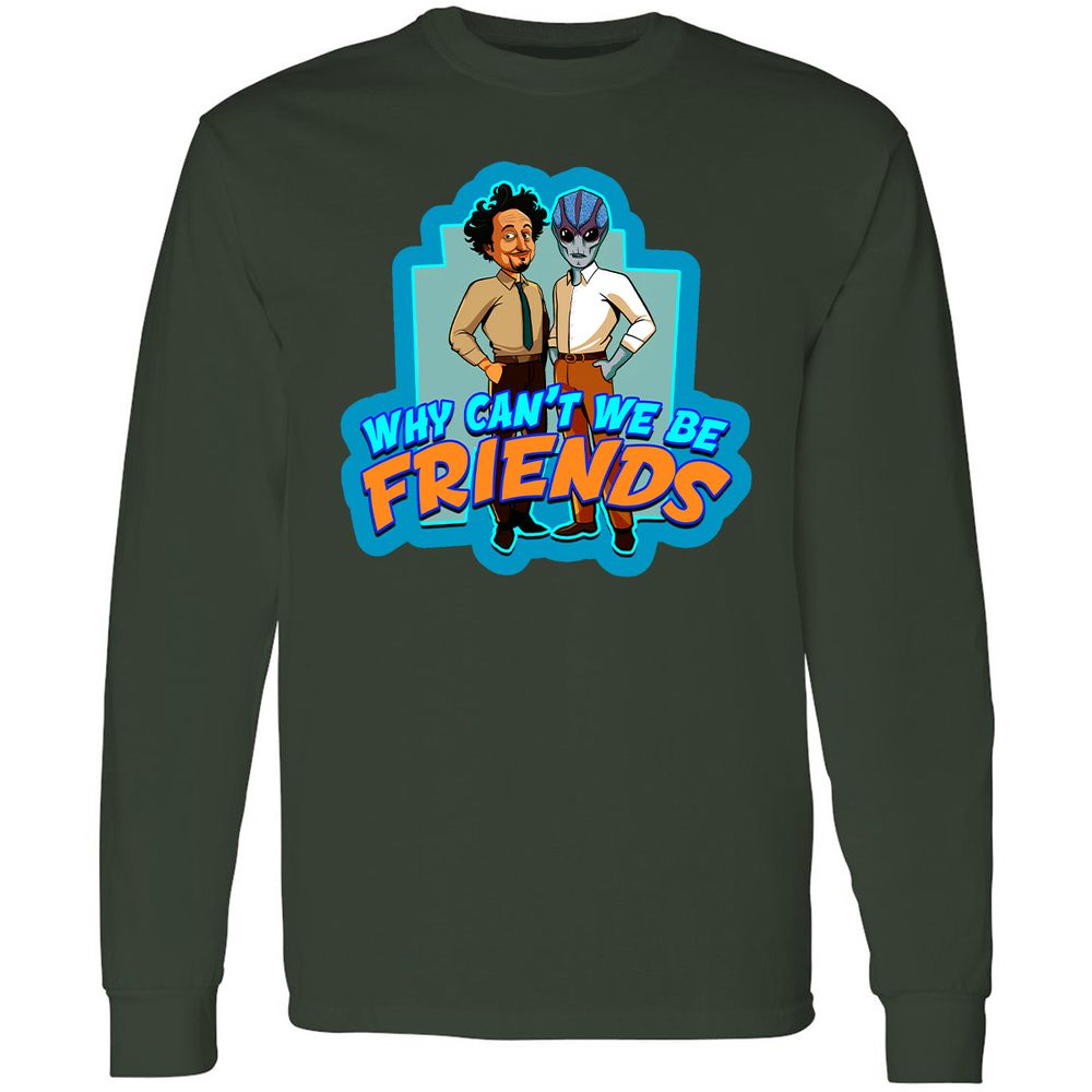 Long Sleeve T-Shirt - QBS8WBFS - Forest Green - 8