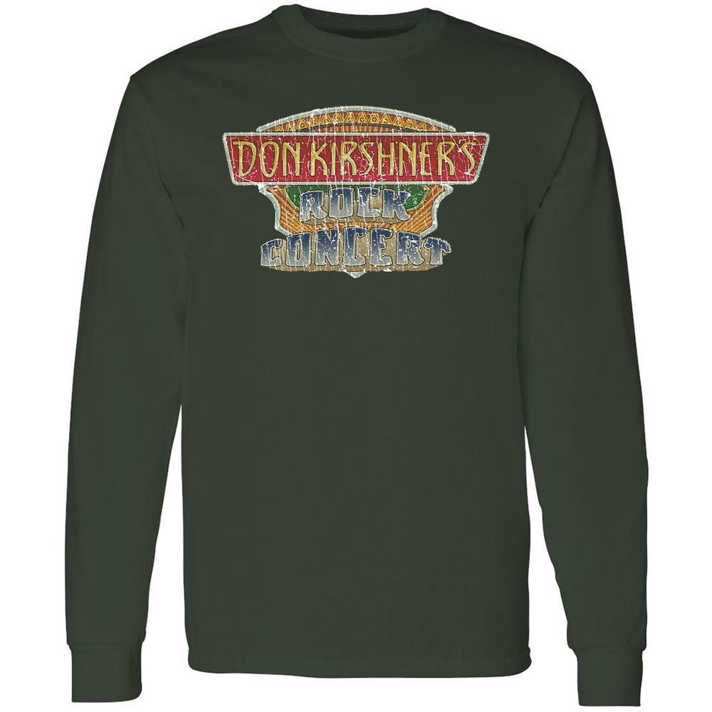 Long Sleeve T-Shirt - 4D7LQQLX - Forest Green - 8