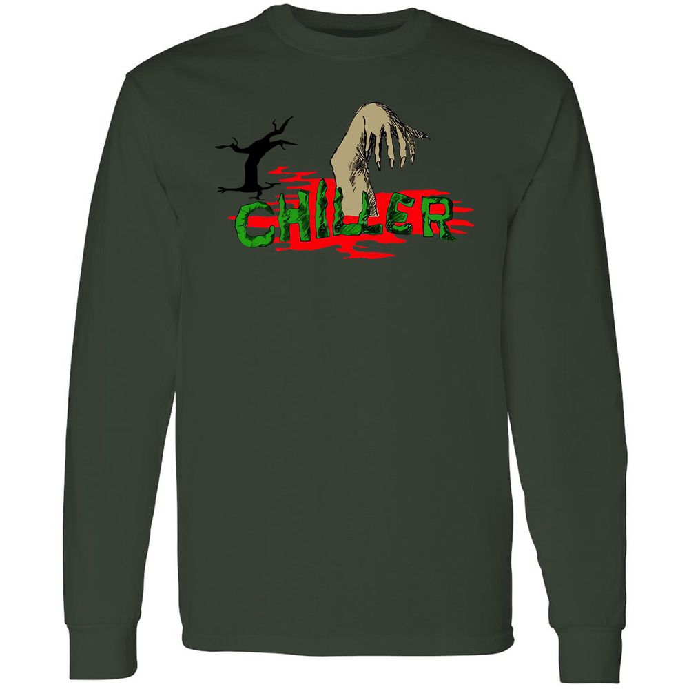 Long Sleeve T-Shirt - MVZZFJVH - Forest Green - 8