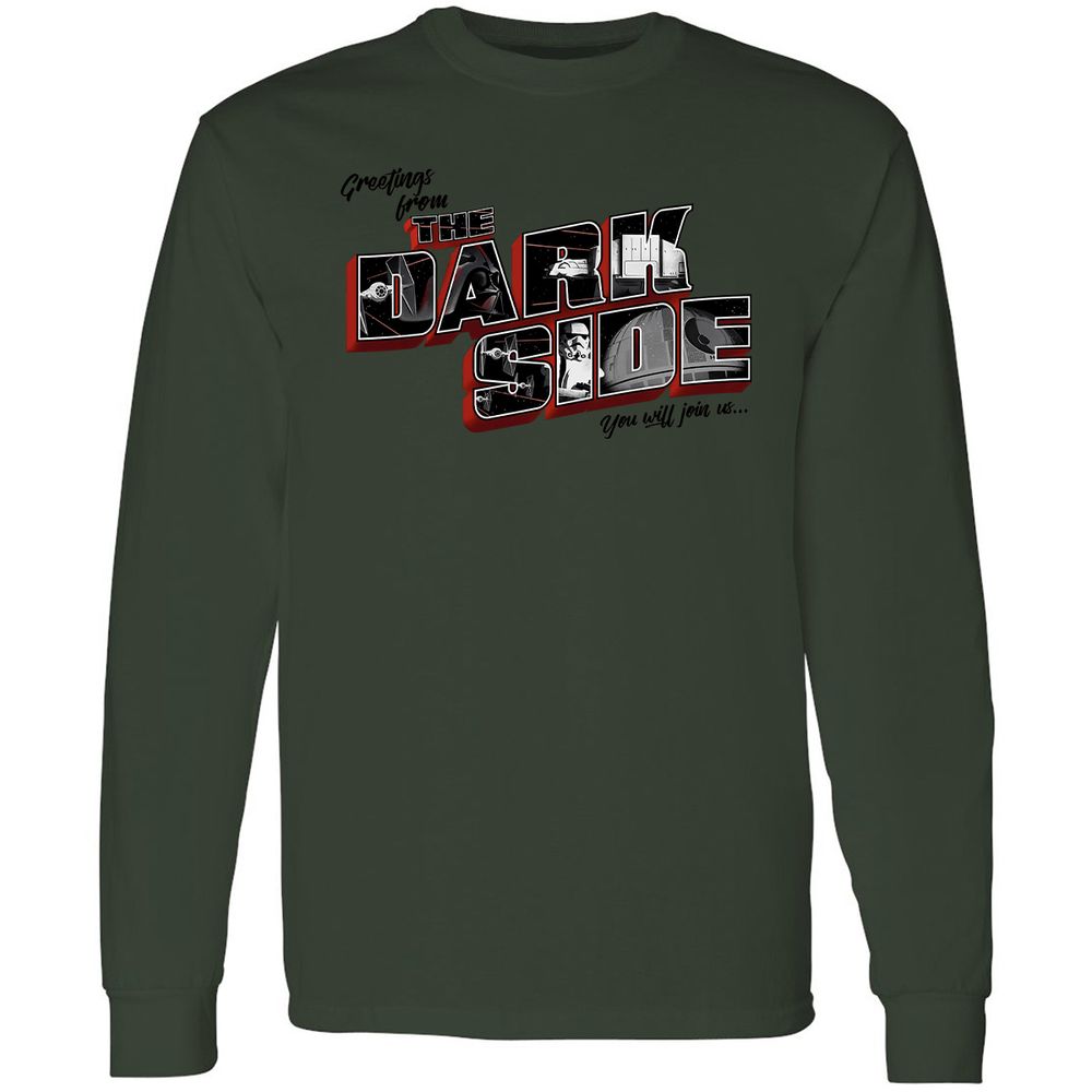 Long Sleeve T-Shirt - XYPKP3WG - Forest Green - 8