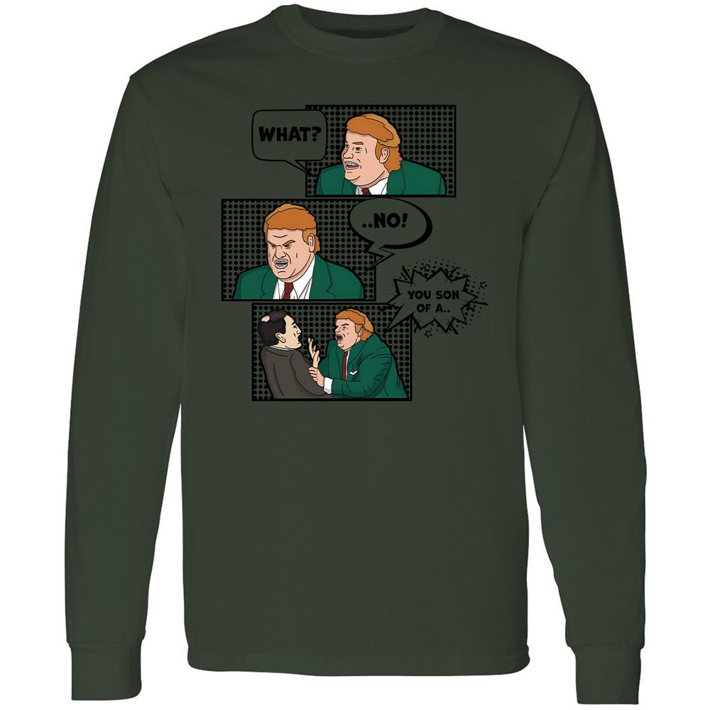 Long Sleeve T-Shirt - WTS3KJ95 - Forest Green - 8