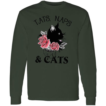 Long Sleeve T-Shirt - RG7L1MEH - Forest Green - 8