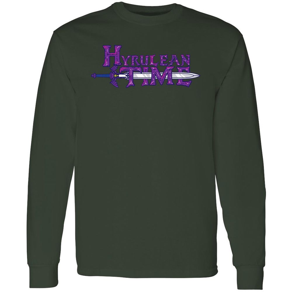 Long Sleeve T-Shirt - 7VRGL5WC - Forest Green - 8