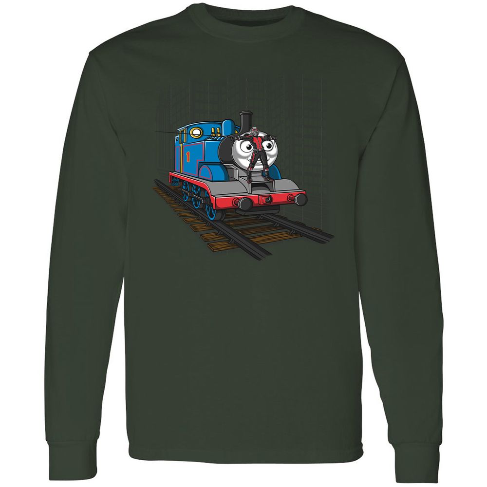 Long Sleeve T-Shirt - 1E9TN624 - Forest Green - 8