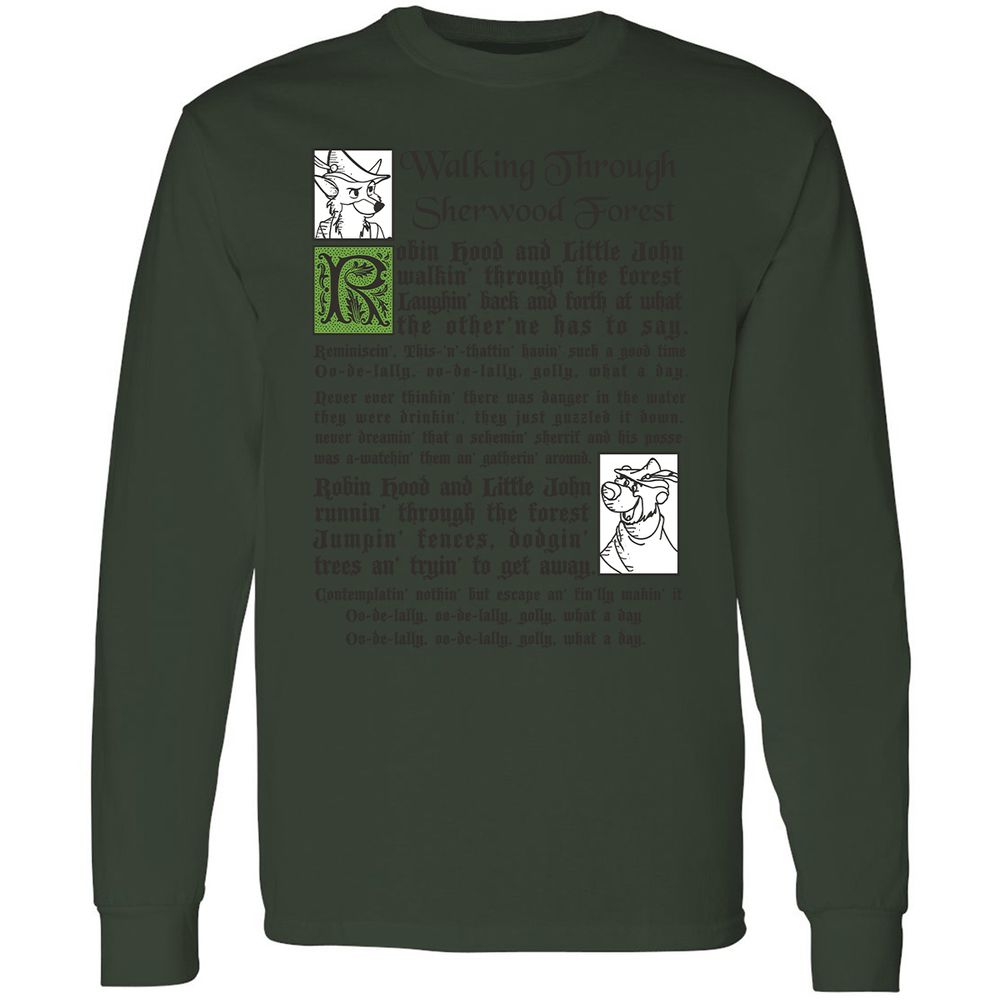 Long Sleeve T-Shirt - UTXQHSBM - Forest Green - 8