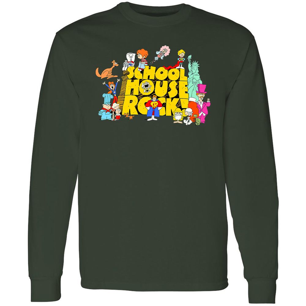 Long Sleeve T-Shirt - WR9LQ7H8 - Forest Green - 8