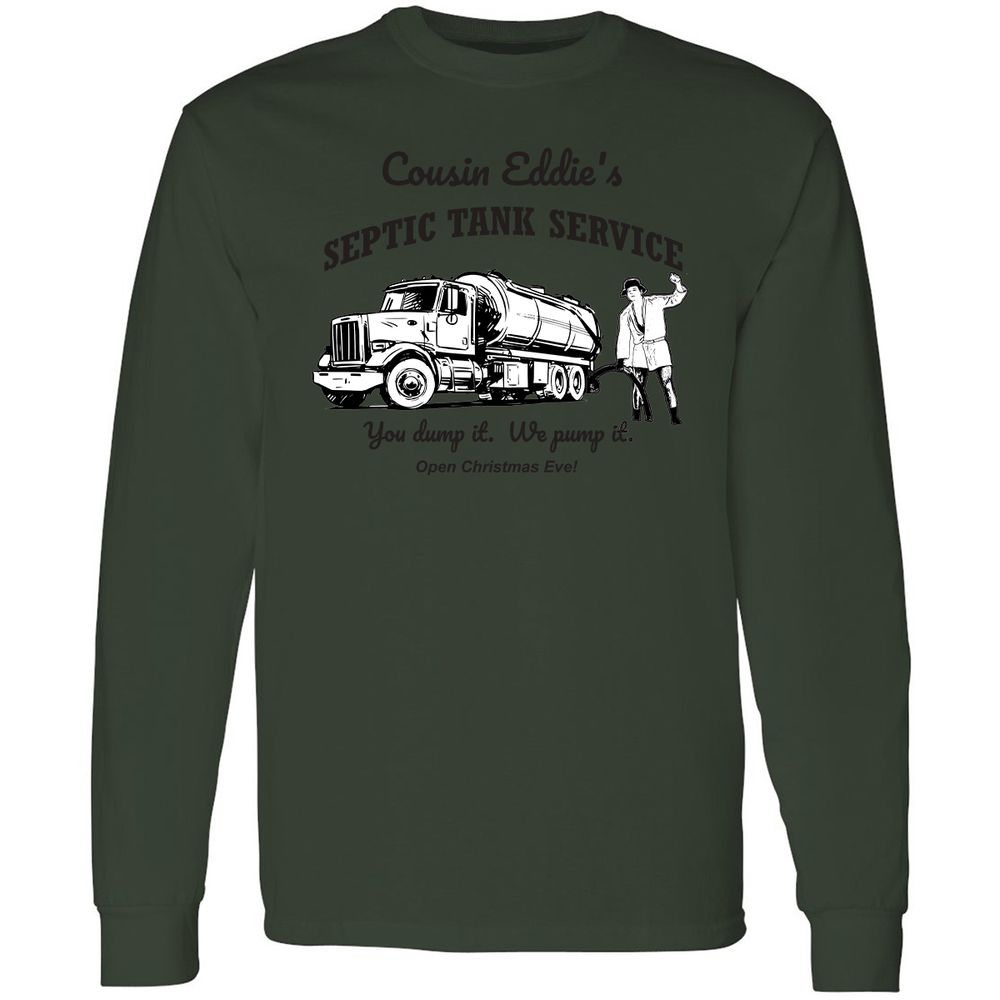 Long Sleeve T-Shirt - Q6HVY7E1 - Forest Green - 8