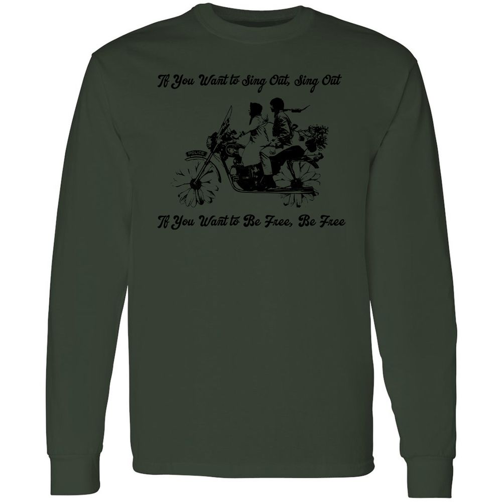 Long Sleeve T-Shirt - 8YCCHA9T - Forest Green - 8