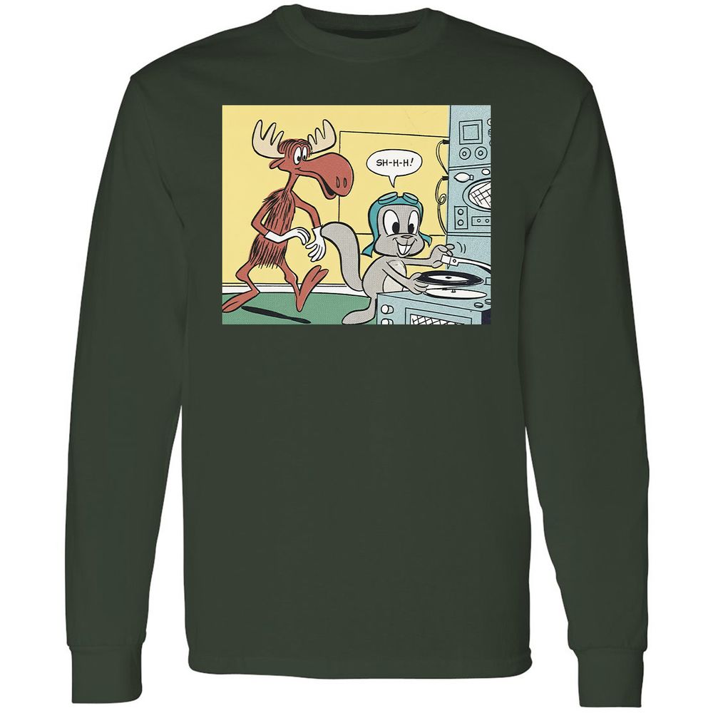 Long Sleeve T-Shirt - S4K6TX8V - Forest Green - 8