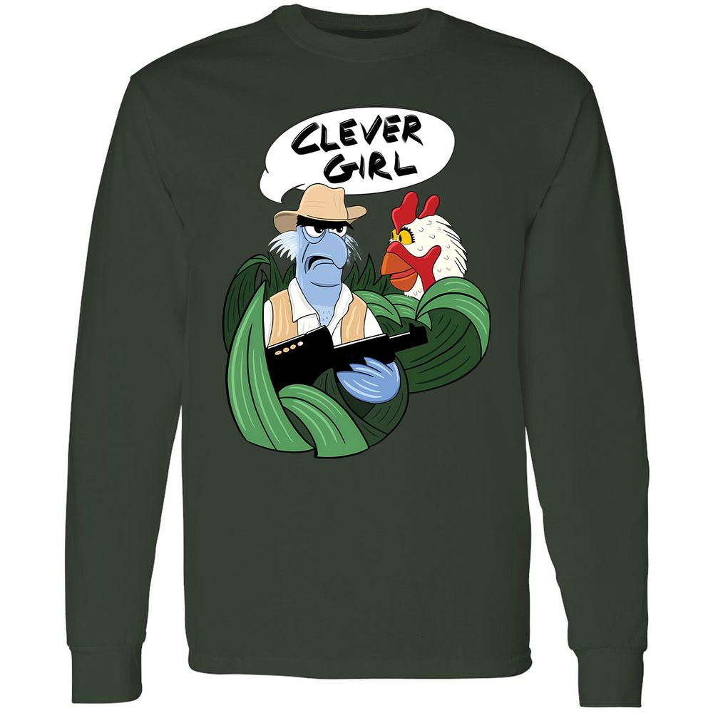 Long Sleeve T-Shirt - R1AV5Y1P - Forest Green - 8