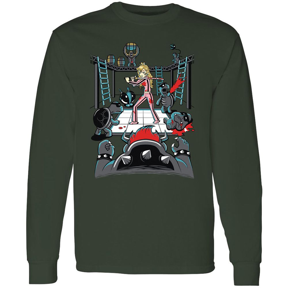 Long Sleeve T-Shirt - VSUGE5HE - Forest Green - 8