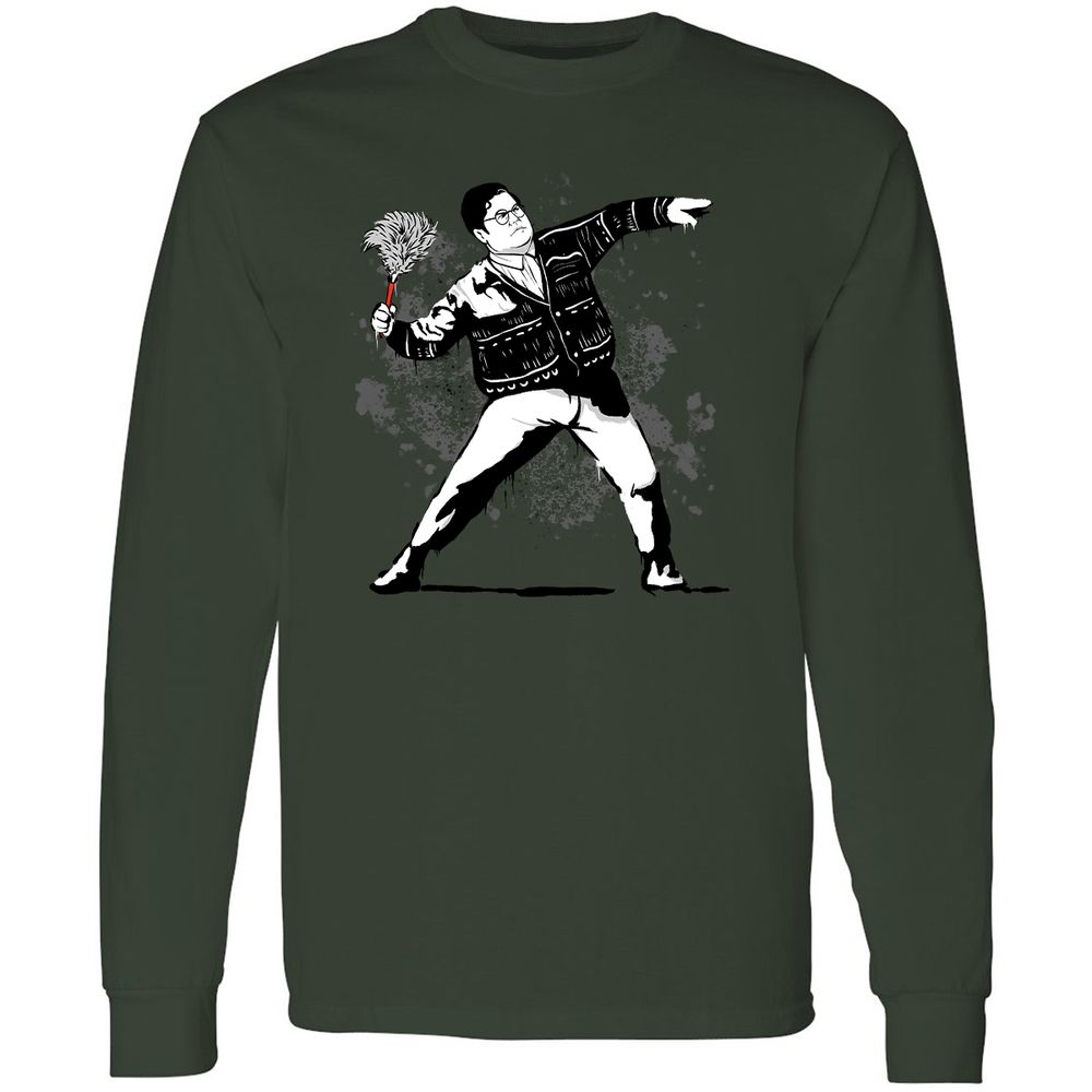 Long Sleeve T-Shirt - 7RWSM3B7 - Forest Green - 8