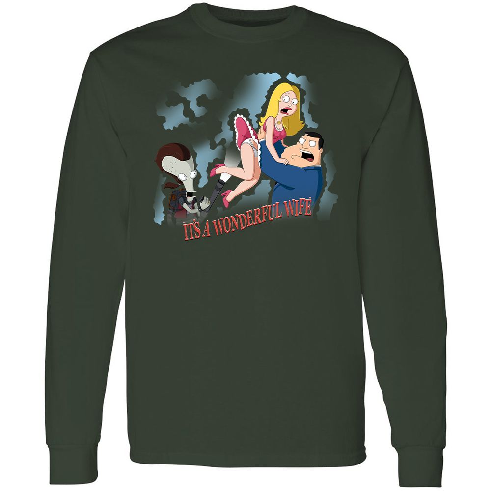 Long Sleeve T-Shirt - ENKUGEPB - Forest Green - 8