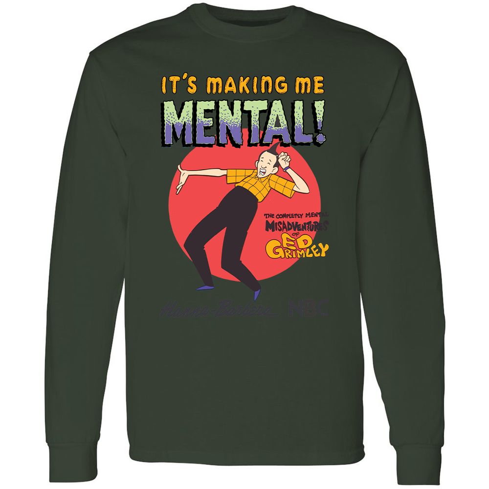 Long Sleeve T-Shirt - 54F5CD7U - Forest Green - 8