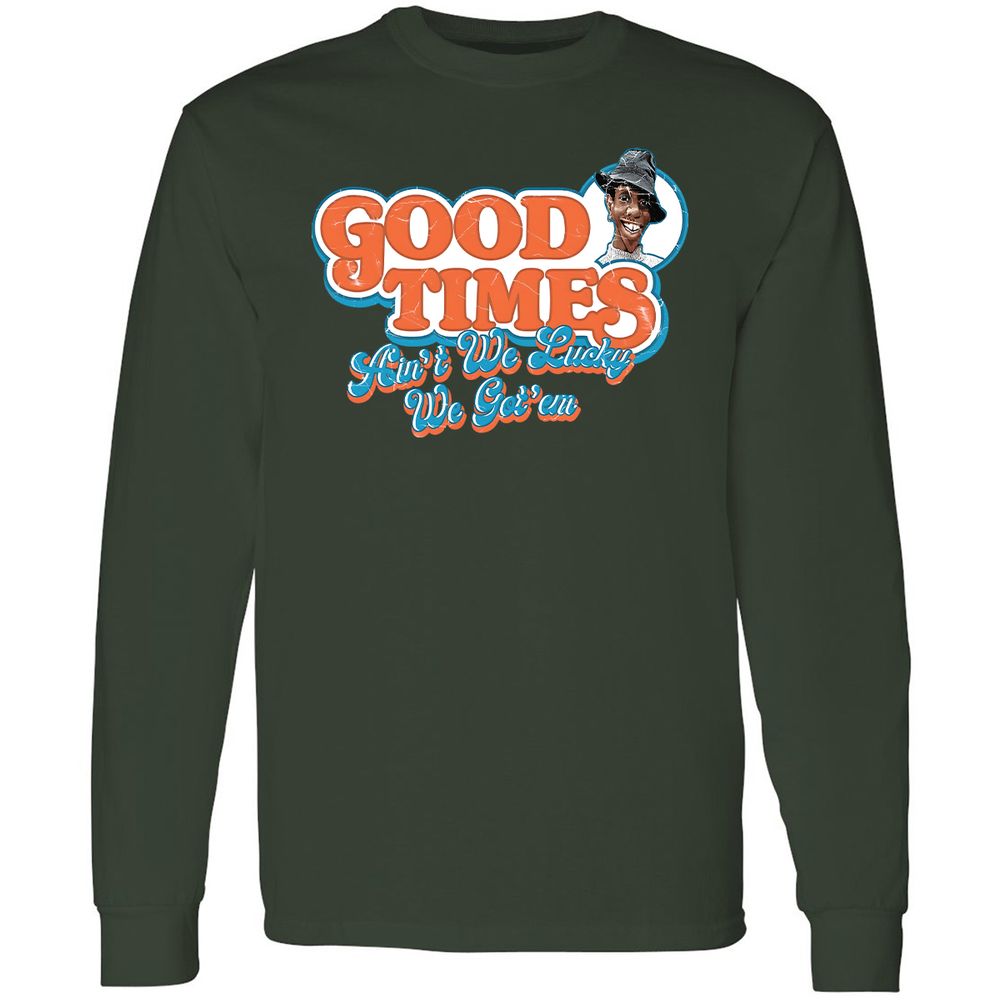 Long Sleeve T-Shirt - PVSWYZQU - Forest Green - 8