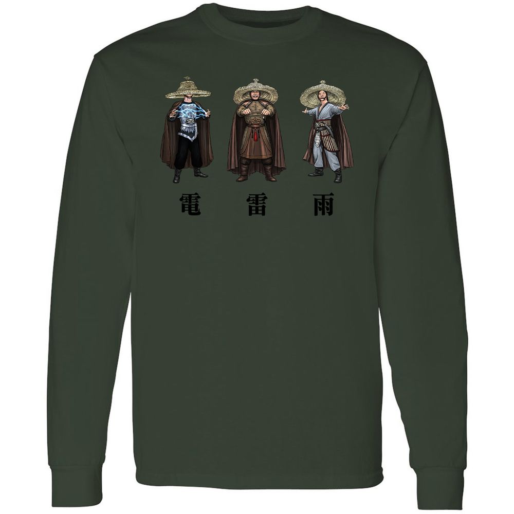 Long Sleeve T-Shirt - L8UP13FV - Forest Green - 8