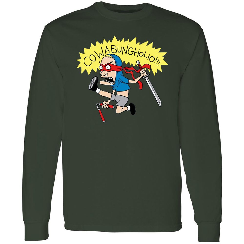 Long Sleeve T-Shirt - B65DHVKK - Forest Green - 8