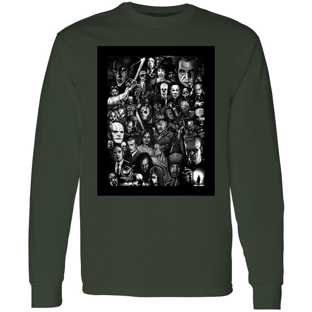 Long Sleeve T-Shirt - HPSJUGFW - Forest Green - 8