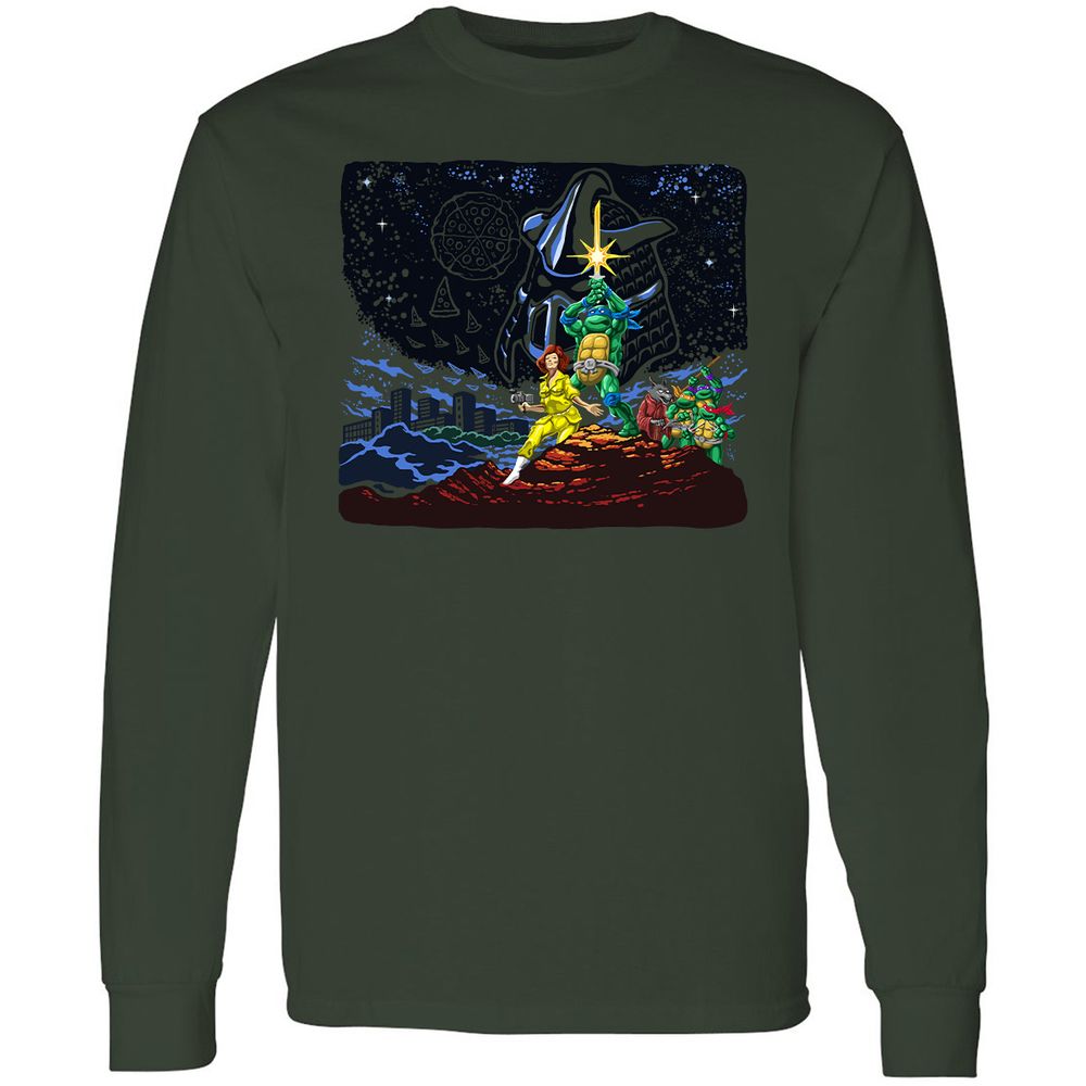 Long Sleeve T-Shirt - 5QSWVQ76 - Forest Green - 8