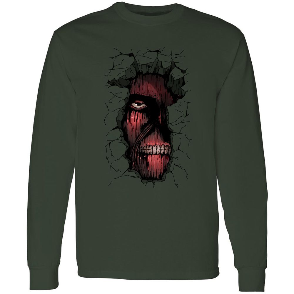 Long Sleeve T-Shirt - 629PBVG1 - Forest Green - 8