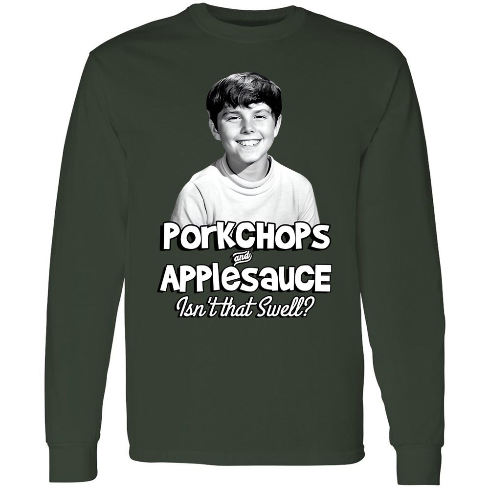Long Sleeve T-Shirt - 6QBJBGQ5 - Forest Green - 8