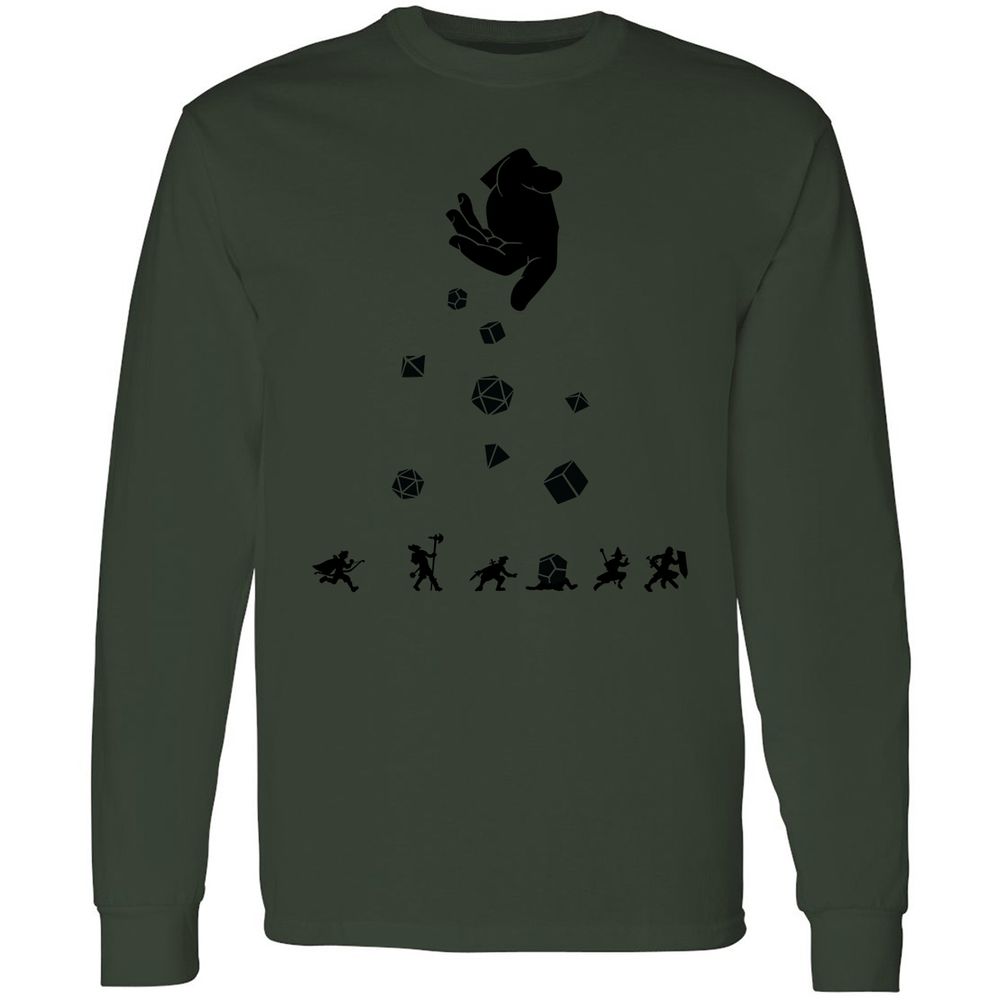 Long Sleeve T-Shirt - 14D9L98W - Forest Green - 8