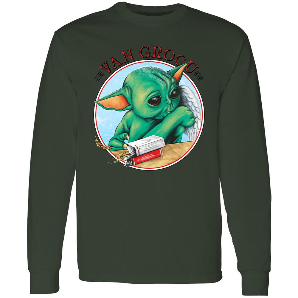 Long Sleeve T-Shirt - BPHC4QAG - Forest Green - 8