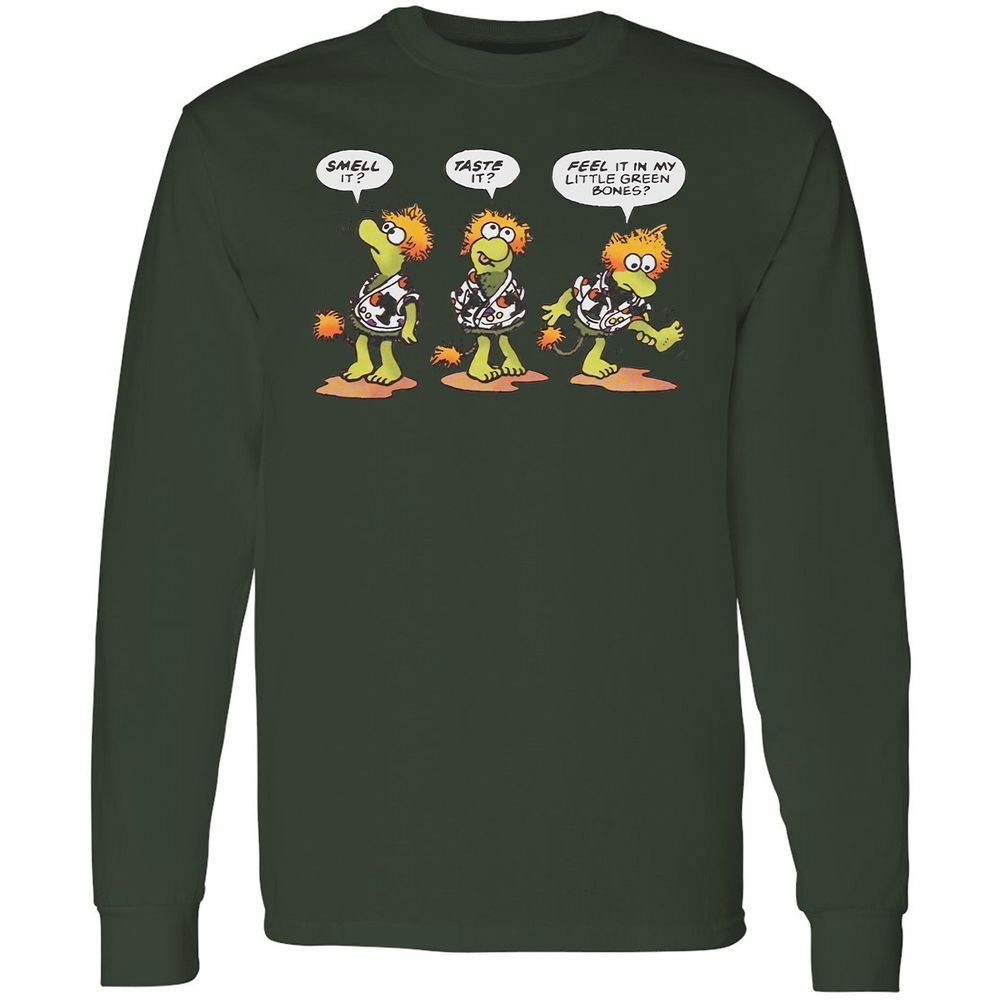 Long Sleeve T-Shirt - 93KX2U9J - Forest Green - 8