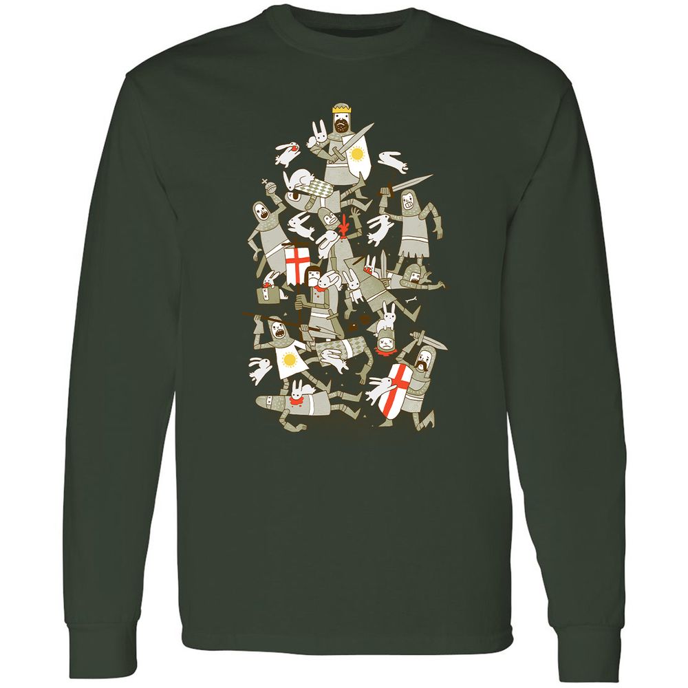 Long Sleeve T-Shirt - 8BE6Z8KB - Forest Green - 8