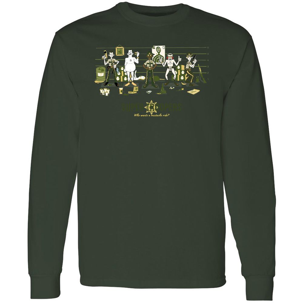 Long Sleeve T-Shirt - KH69PT6B - Forest Green - 8