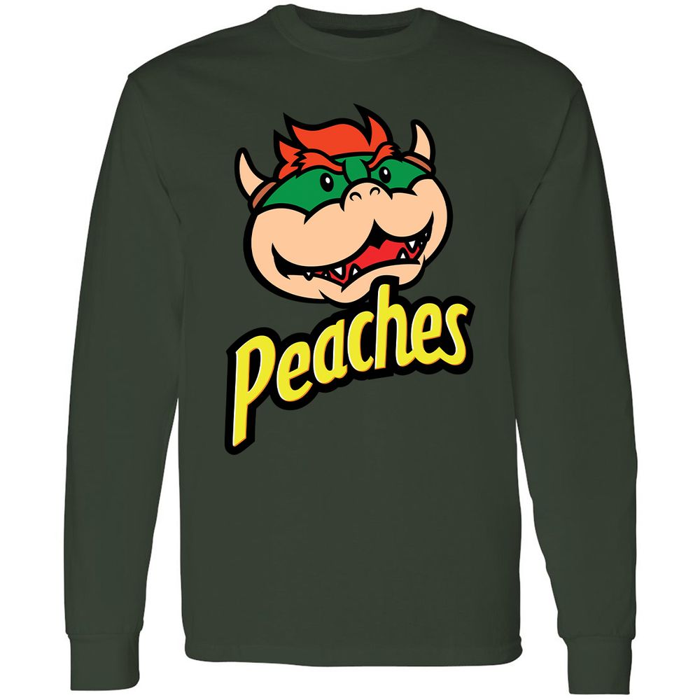 Long Sleeve T-Shirt - 8ZCTH6AK - Forest Green - 8