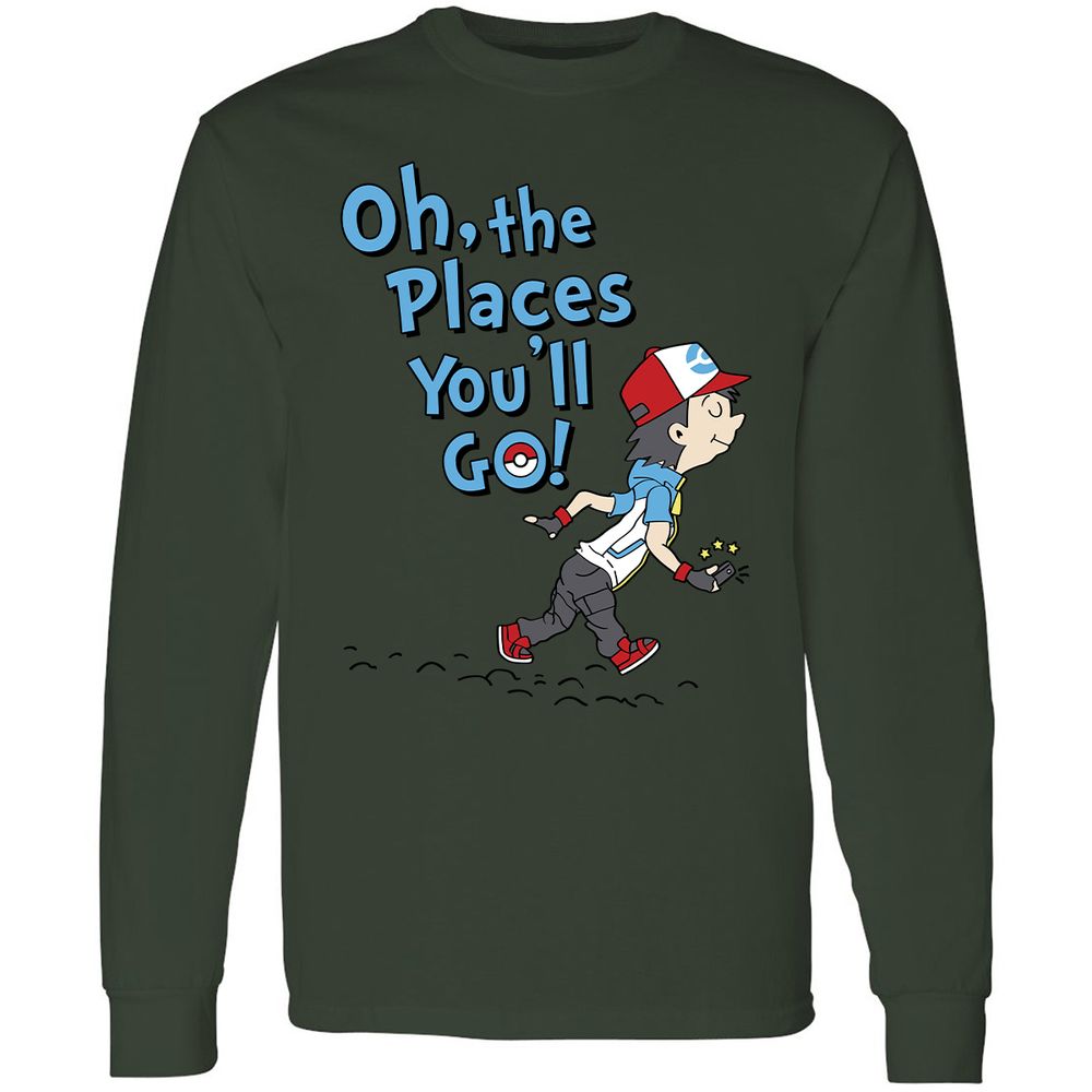 Long Sleeve T-Shirt - ZD8MMDYT - Forest Green - 8