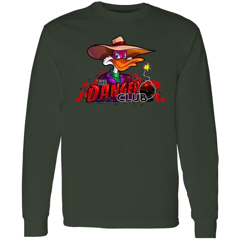 Long Sleeve T-Shirt - 9JGPN9TM - Forest Green - 8