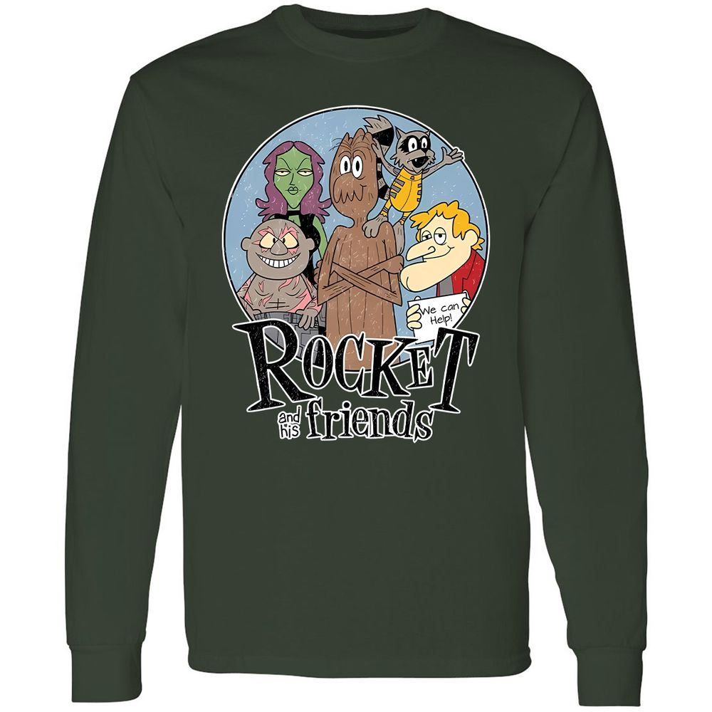Long Sleeve T-Shirt - VWUWH9MK - Forest Green - 8