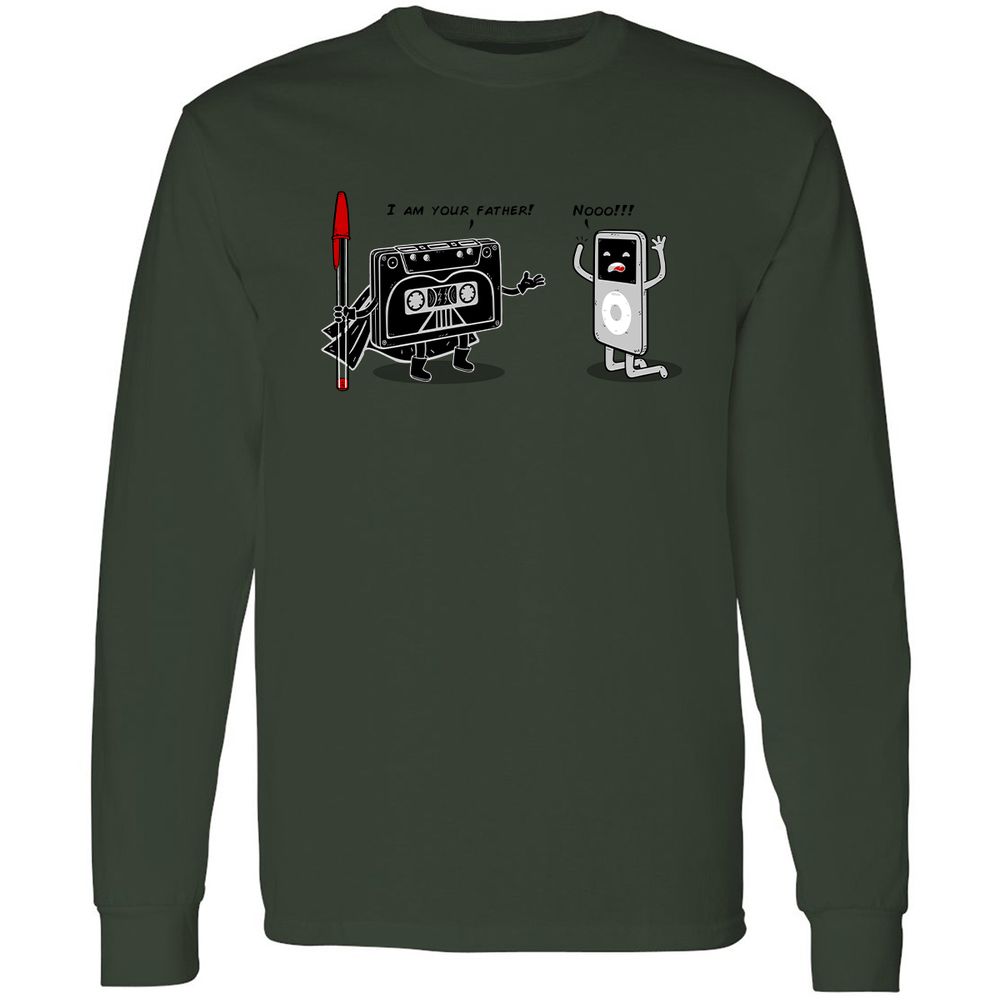 Long Sleeve T-Shirt - 89Y4AX37 - Forest Green - 8