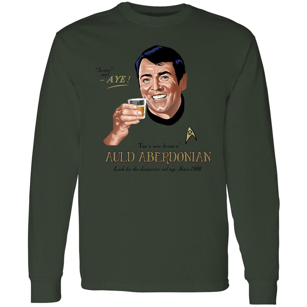 Long Sleeve T-Shirt - CJBU8HSL - Forest Green - 8