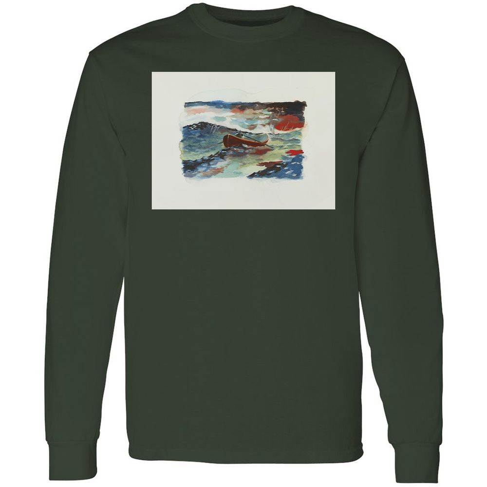 Long Sleeve T-Shirt - THWHP773 - Forest Green - 8