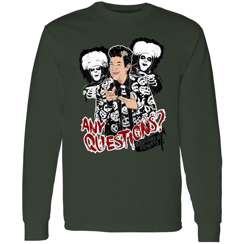 Long Sleeve T-Shirt - G7M4DX7V - Forest Green - 8