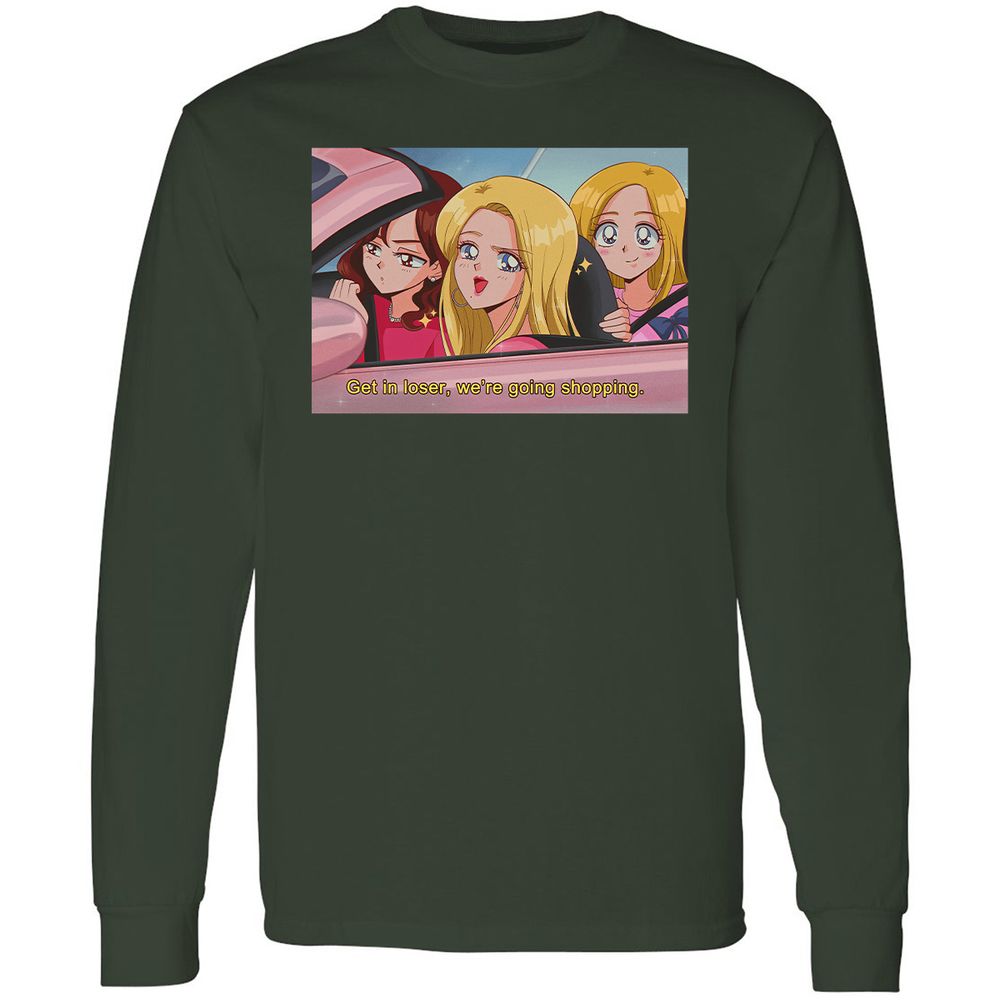 Long Sleeve T-Shirt - 15WY8E5U - Forest Green - 8