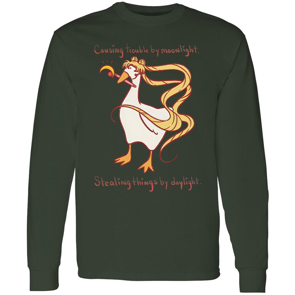 Long Sleeve T-Shirt - KQ4FZVGM - Forest Green - 8