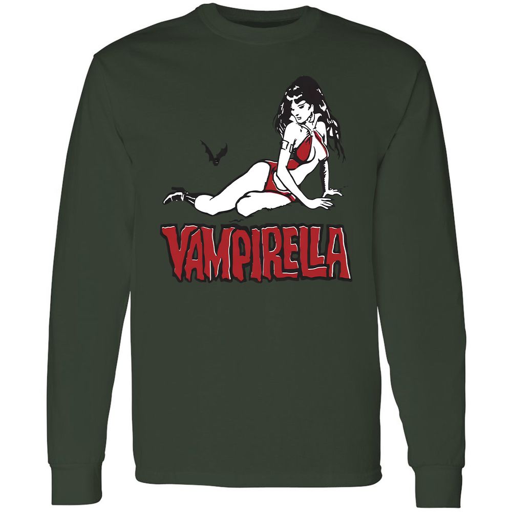 Long Sleeve T-Shirt - Q3WY31CW - Forest Green - 8