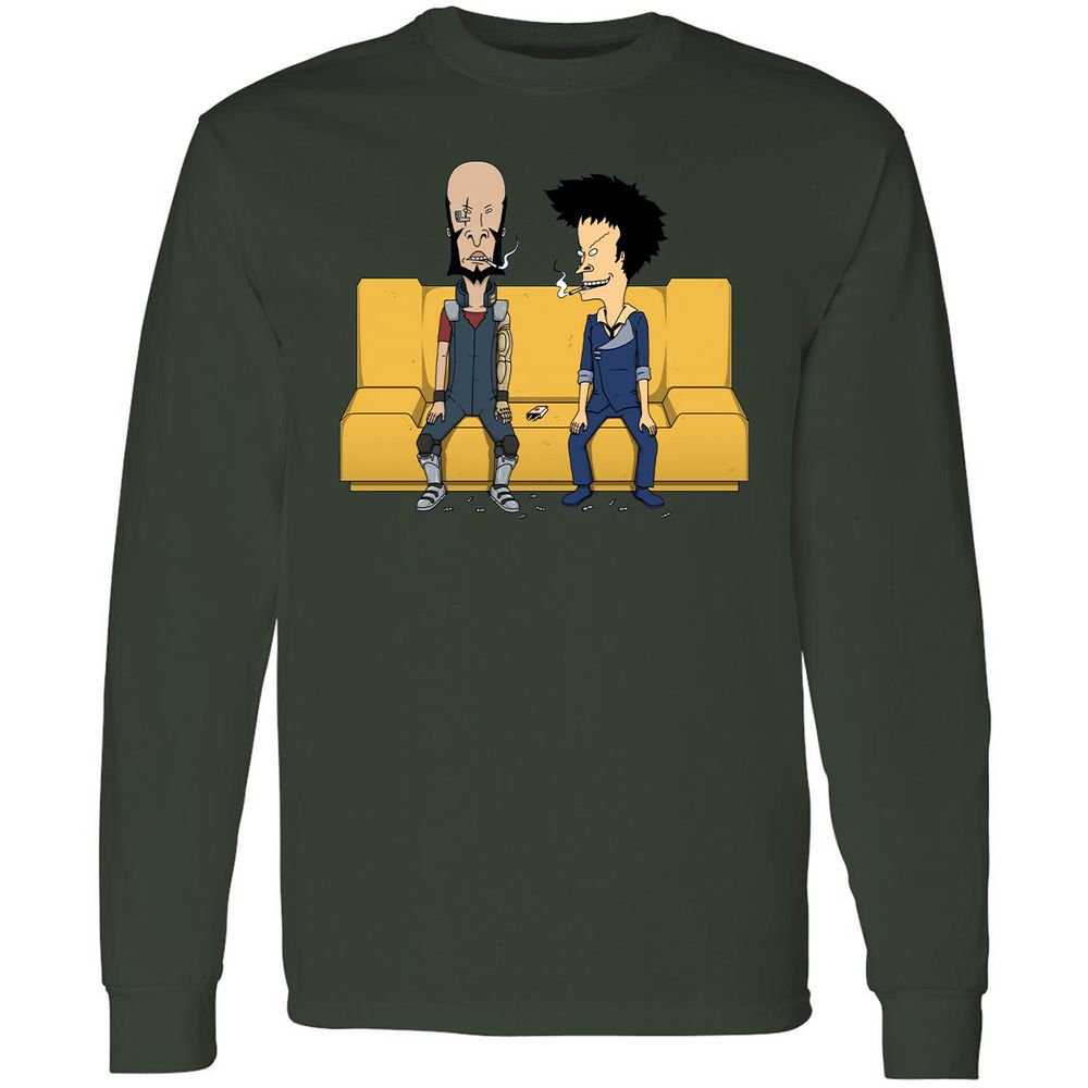 Long Sleeve T-Shirt - F6JNZQ3Y - Forest Green - 8