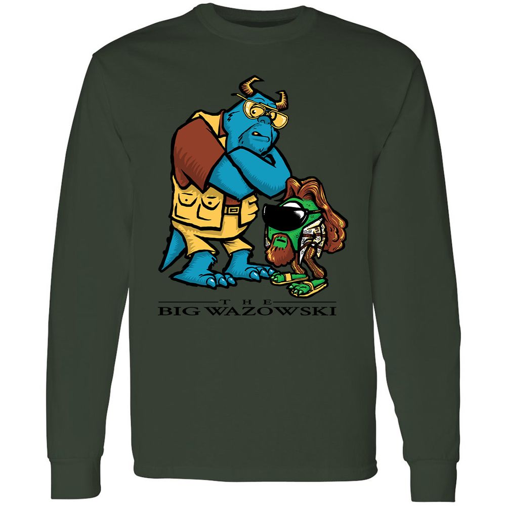 Long Sleeve T-Shirt - WS1LLF4Y - Forest Green - 8