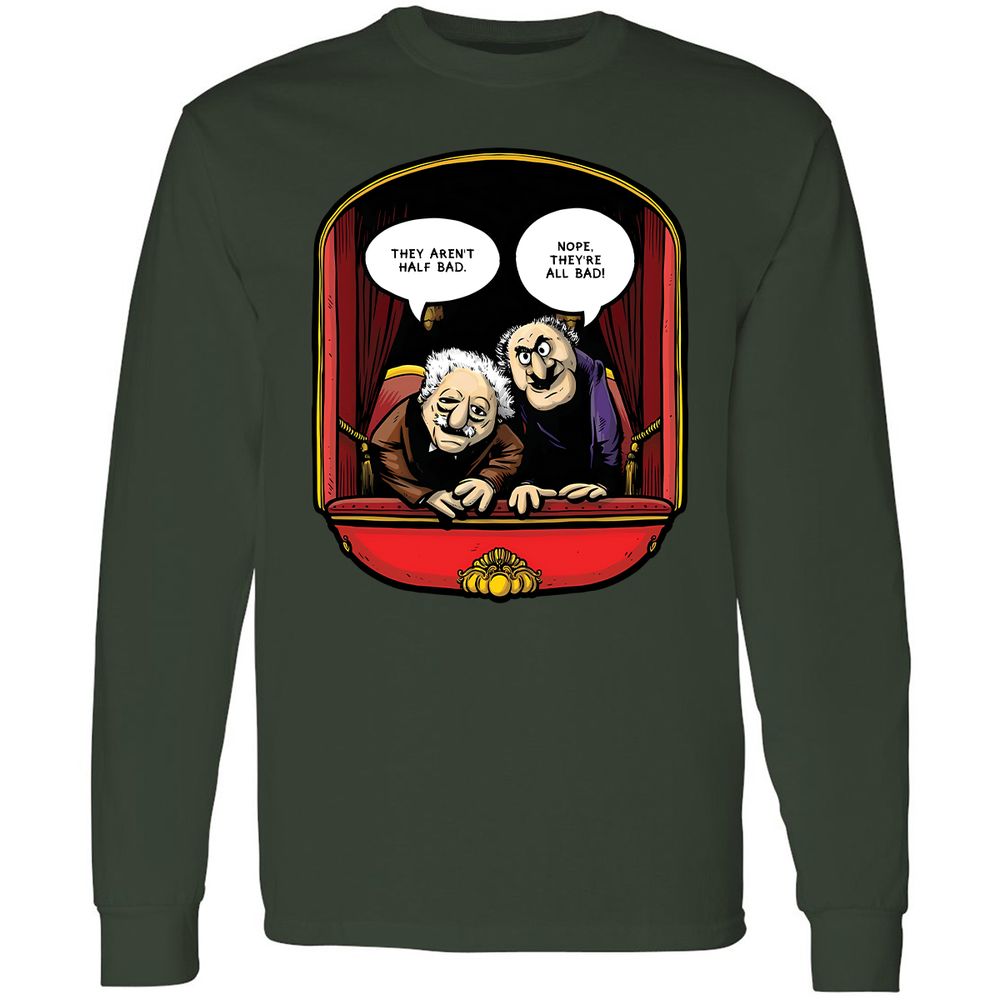 Statler and Waldorf (All Bad) - Forest Green - 8