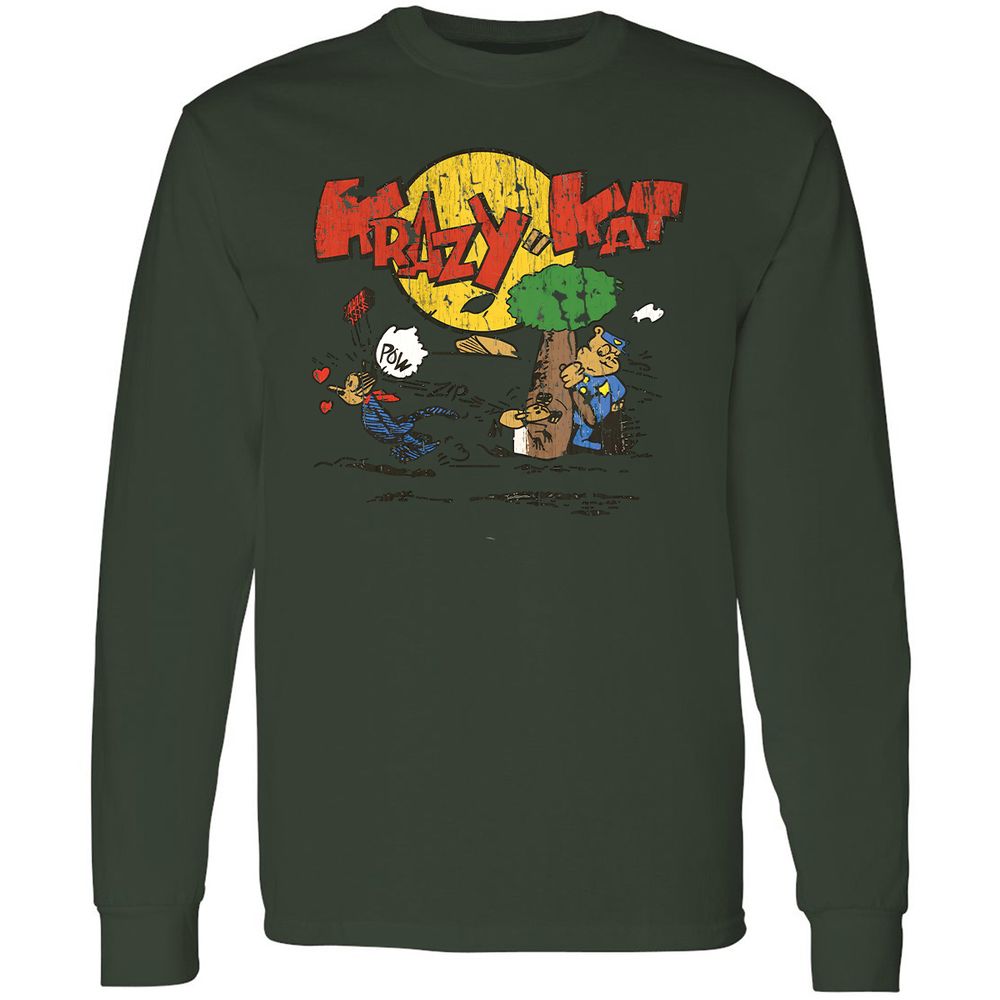Long Sleeve T-Shirt - 5URQNGDR - Forest Green - 8