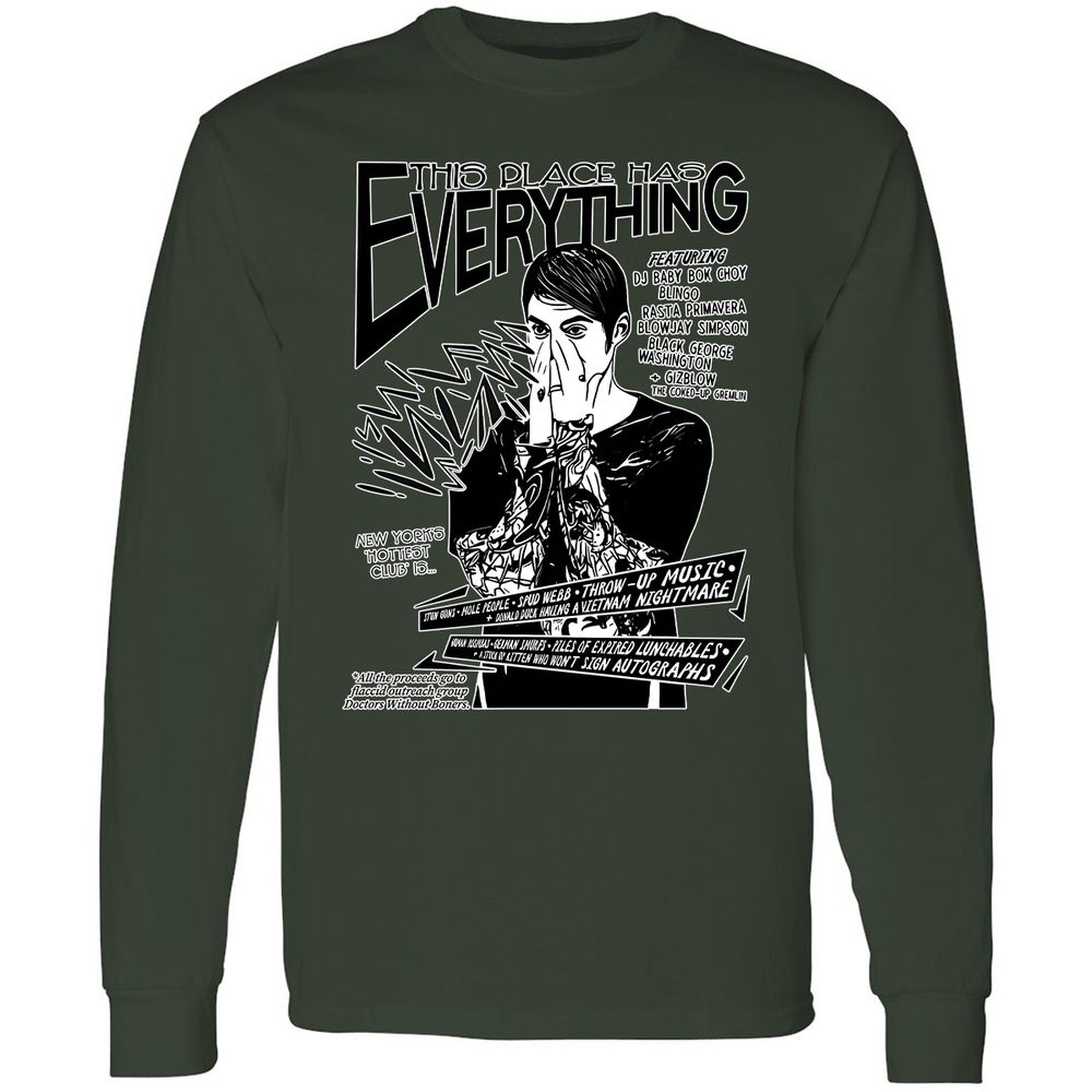 Long Sleeve T-Shirt - Y34Q338G - Forest Green - 8